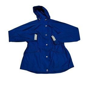 Lauren‎ Ralph Lauren Hooded Windbreaker Jacket Blue Size XS